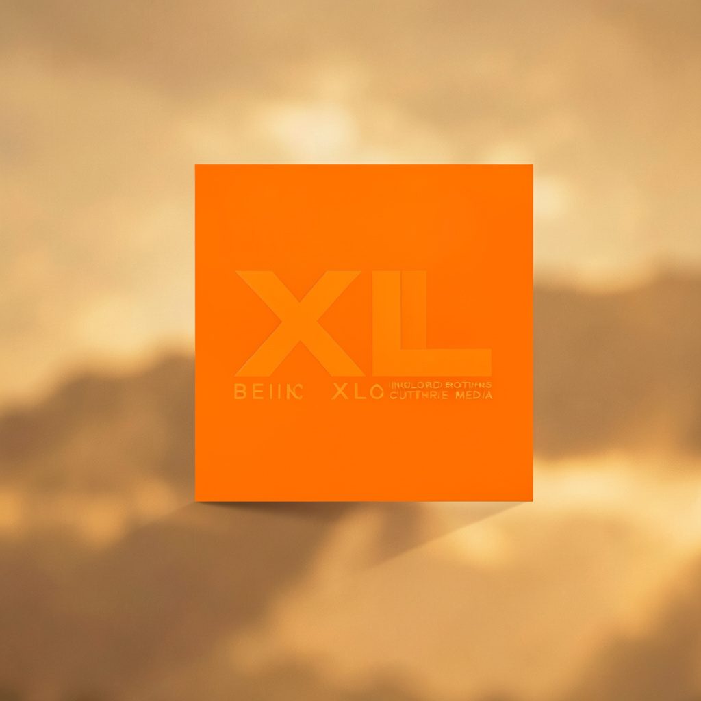 Логотип Beijing Xinglong Brothers Culture Media, оранжевый квадрат с инициалами XL на тёплом фоне